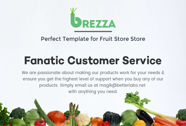 fruit store responsive theme